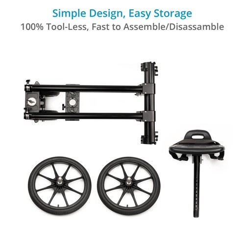 Proaim Magnus Versatile Camera Rickshaw for Gimbal, Handheld & Steadicam Setups - Photo 9/18