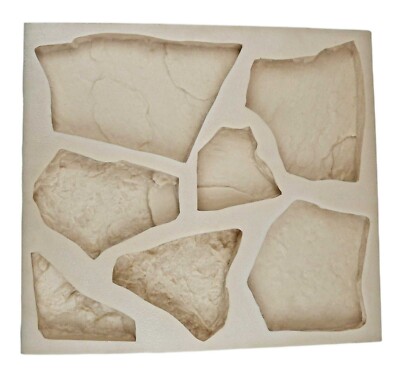 Stone Master Molds Rubber Molds for Concrete, Fieldstone Flat Mold