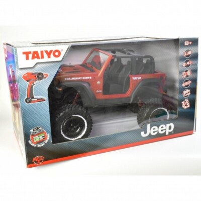 Jeep Wrangler Auto Rot Rubicon 4wd Taiyo RC Elektro 1:8