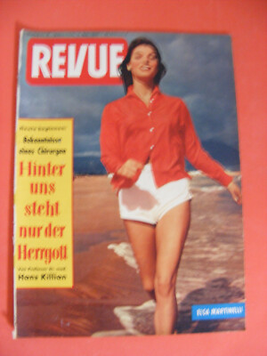 Revue Illustrierte Zeitschrift Jahrgang 1957 Heft 19 Elsa Martinelli