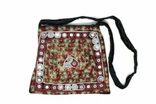 Sling Hand Bag Embroidery Fashionable Modern Art Handy Craft Stylish Color