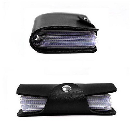 Estuche de cuero PU para tarjetas de crédito Estuche para tarjetas de visita Estuche para tarjetas Estuche para tarjetas Cartera - Imagen 6 de 25