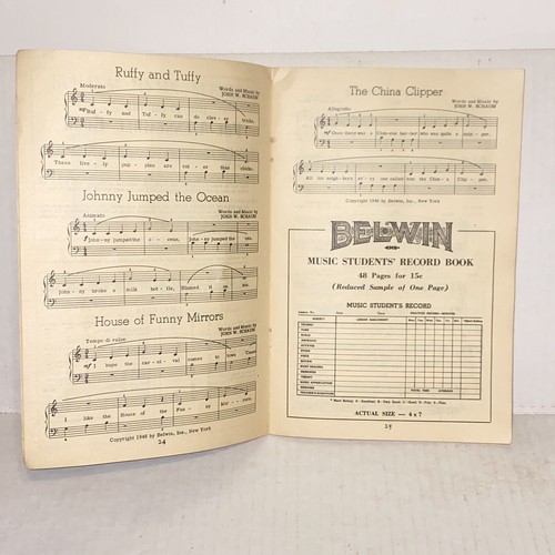 Vintage 1940s John W Schaum Manual For Piano Teachers Sheet Music Booklet - Picture 7 of 13