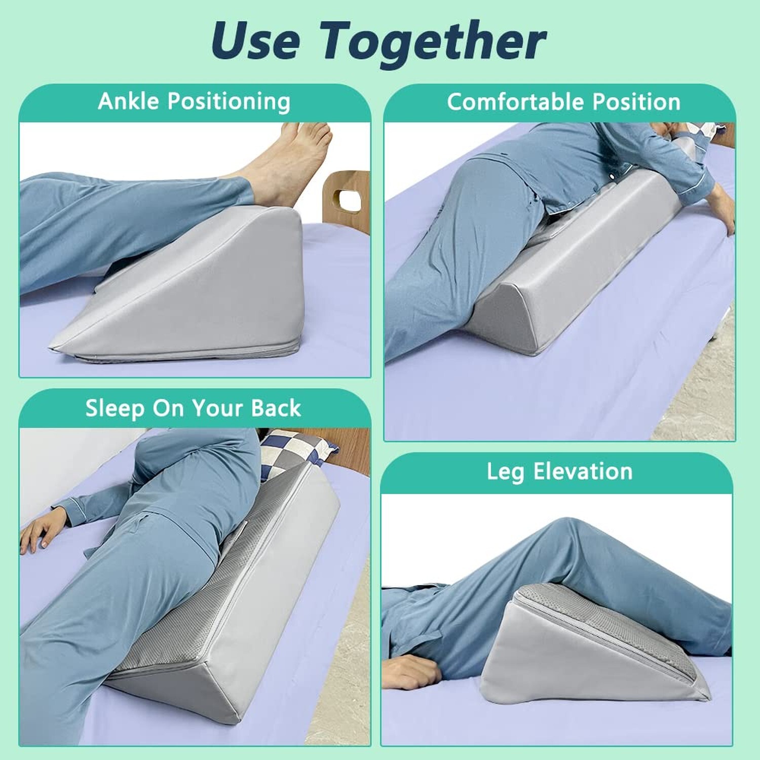 Bed Sore Turning Wedge Body Positioners for Sleeping After Surgery U Shaped A...