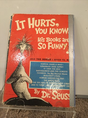 On Beyond Zebra! Dr. Seuss 1955 Random House Hardcover Banned Book - Picture 2 of 8