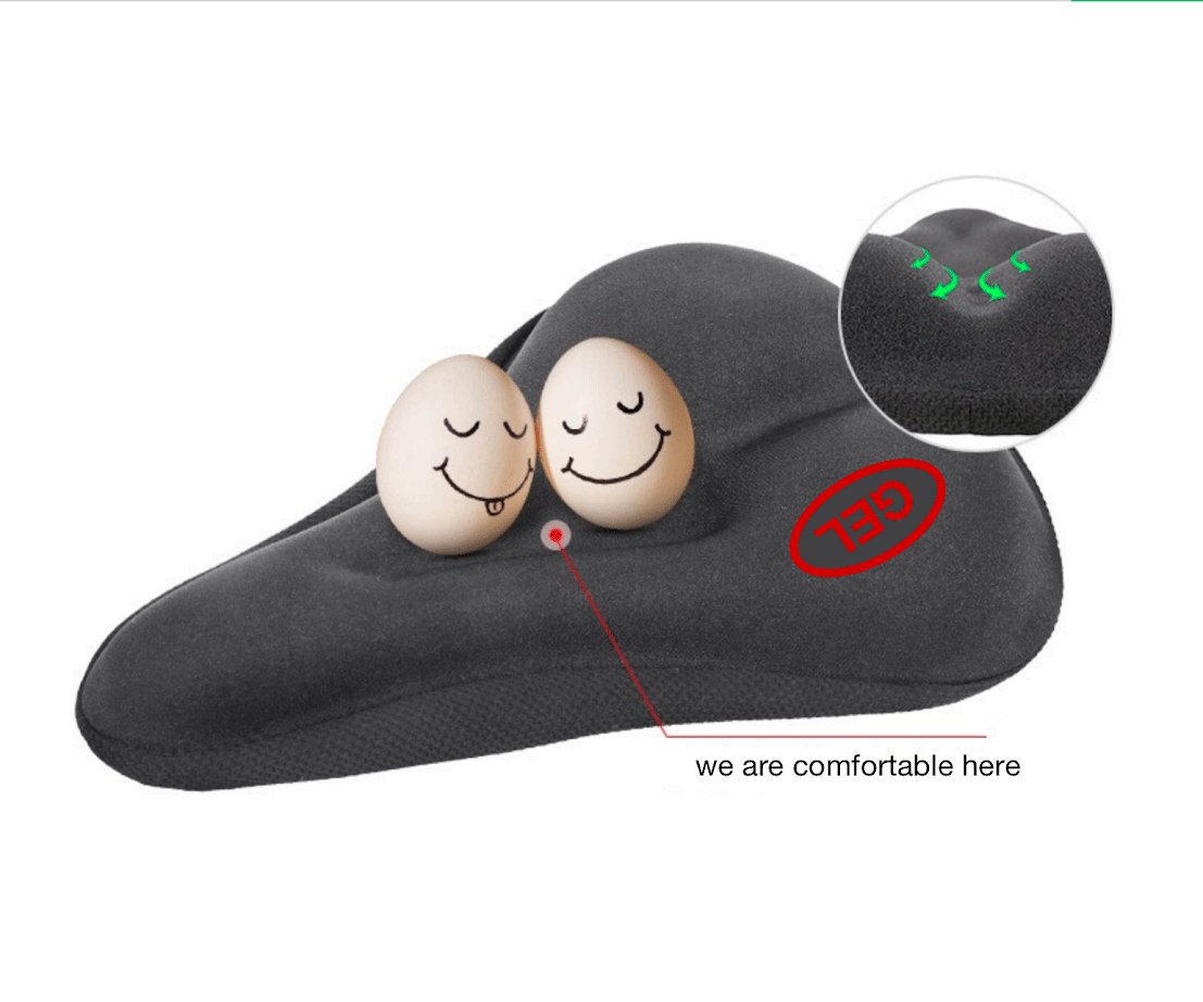 Selle VTT Gel Selle de Vélo Confortable Selle VTT Confort
