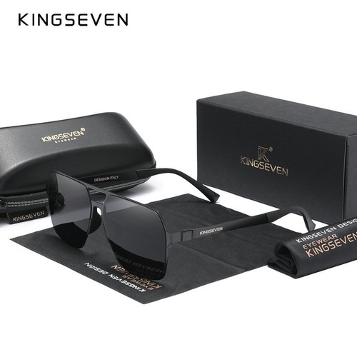 Kingseven 2023 Polarisierte Piloten Sonnenbrille Herren UV400 Fahren Retro Brille - Bild 20 von 28