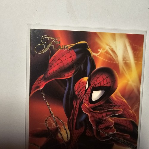 Lot_2 Flair 1994 Marvel Card Power Blast Spider-Man Minimates Figure Vintage - Picture 9 of 11