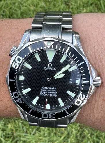 Omega Seamaster AUTOMATIC 41mm James Bond 1120 Professional 300M Black Wave Dial