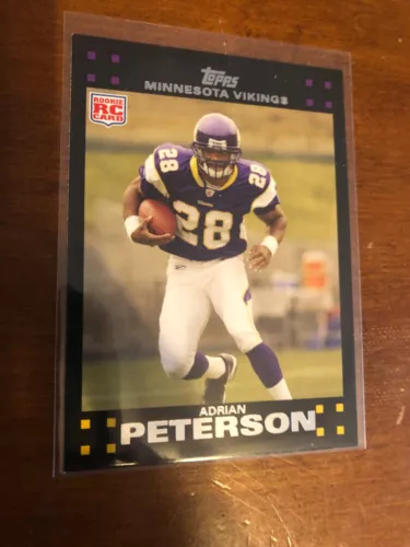 2007 Topps RC Adrian Peterson Minnesota Vikings