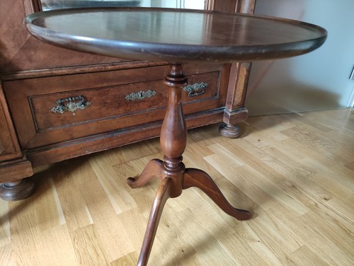 Danish Design  Mid-Century Beistelltisch rund Anton Kildeberg 1960er Cafe Tisch  - Bild 1 von 11