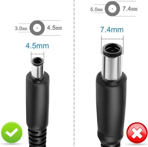 DC Power Charger 90W Car Adapter for Dell Latitude 7212 Tablet 7202 4.5*3.0mm - Picture 4 of 17