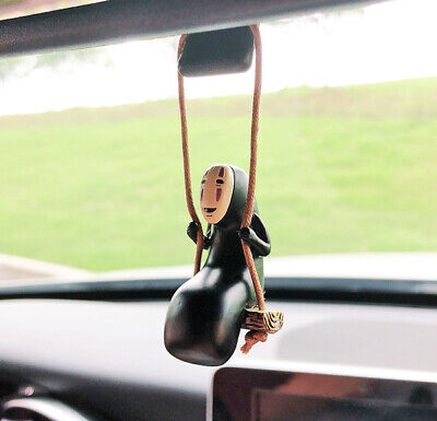 Anime Spirited Away No Face Man Car Pendant Rearview Mirror Hanging  Ornament New | eBay