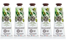 Yves Rocher Olive and Petitgrain Nourishing Hand Cream Set of 5 Tubes