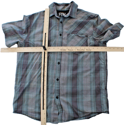 Fox Racing Men's Striped Button Down Shirt Size M - Picture 3 of 4