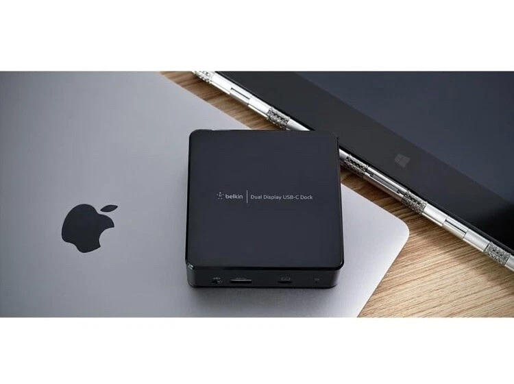 Belkin USB C Docking Station USB Hub Dual 4k Computer Monitor Display Read First - Image 2 of 4