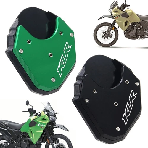 CNC Kickstand Side Stand Enlarge Enlarge Pad For Kawasaki KLR 650 2008-2023 - Picture 2 of 11