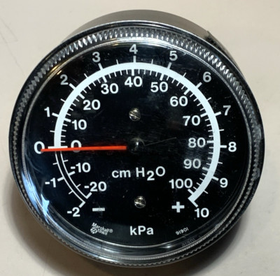 Marshall Town cm H2o,  kPa 91901 MRI Compatible Gauge