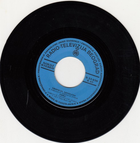 ABBA FERNANDO / TROPICAL LOVELAND 1976 RECORD YUGOSLAVIA 7" PS - Picture 4 of 4