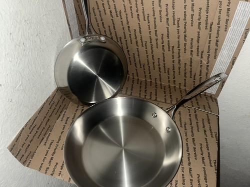Tools Professional 8”/10” Stainless Steel Frying Pan Set - Picture 8 of 9