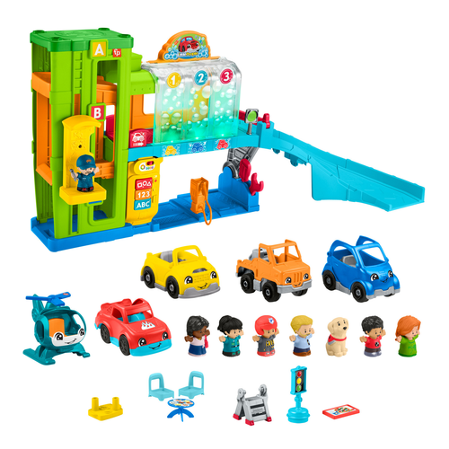 for Fisher Price Little People Light-Up Learning Garage Set
