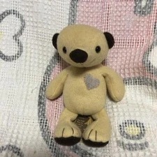 Retro Sun Arrow Tails & Tales Caramel Bear Plush Yellow 15cm With Tag Vintage