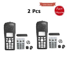 2Pack Black Replacement Repair Front Case Housing For XTS2500 Model 3 Radio