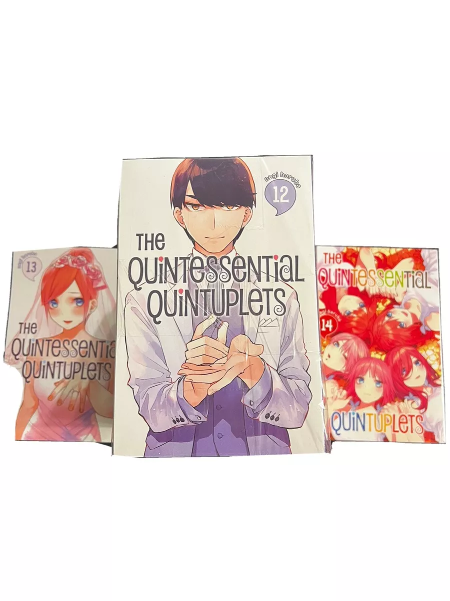 Quintessential Quintuplets Manga English, COMPLETE SET, Volumes 1-14