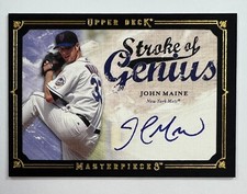 2008 Upper Deck Masterpieces #SG-MA John Maine Stroke of Genius AR69