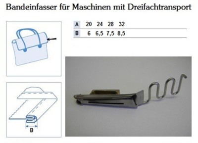 Einfasser für Freiarm Nähmaschine Pfaff 335 und baugleiche . auswahl N140