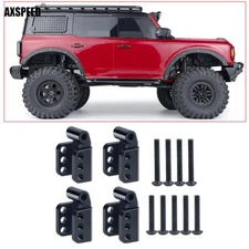 FLYXM Lift Kit Front+Rear Upper Shock Mount For 1:10 RC TRX-4 Crawler