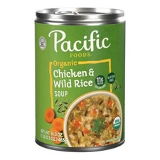 Organic Chicken And Wild Rice Soup 16.3 Oz (Case Of 12) By Pacific Foods
