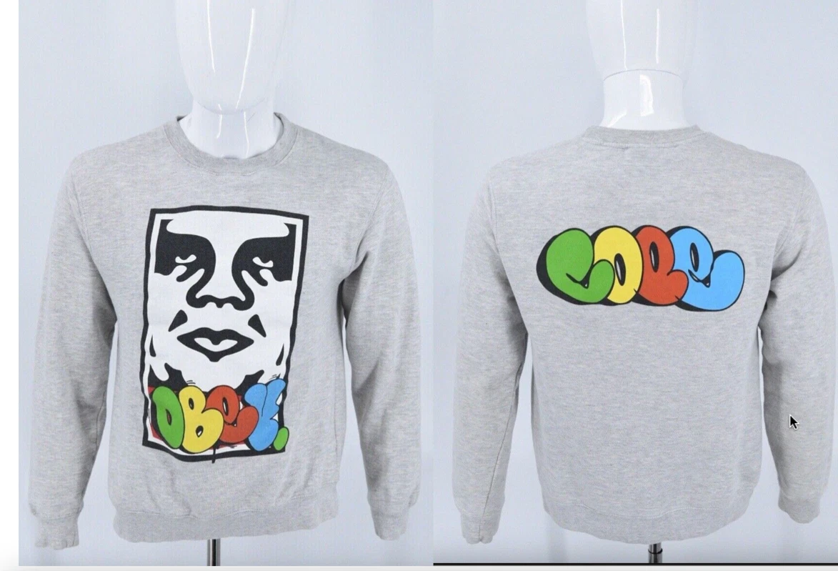 obey grey crewneck