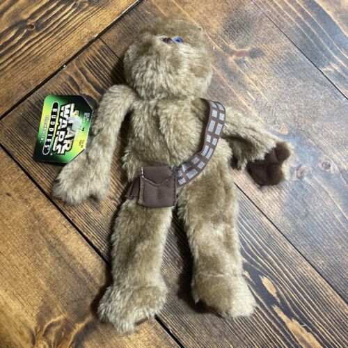 Kenner Star Wars Buddies Chewbacca Black Bag New Tag Kenner 1997 Beanie Plush - Picture 1 of 4