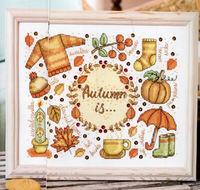 AUTUMN SAMPLER PUMPKINS FALL CROSS STITCH PATTERN BY DURENE JONES | eBay
