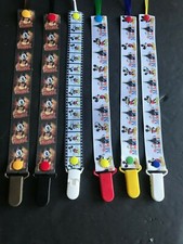 Handmade Pacifier Holder - Disney - Mickey Mouse