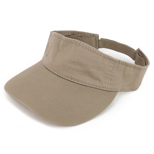 Solid Cotton Twill Fashion Visor Cap with Sweatband - FREE SHIPPING - Picture 8 of 25
