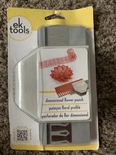 EK Tools Dimensional Lily Flower Edge Punch 54-50083 Scrapbook Paper Punch New