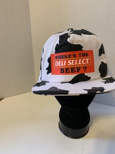 cow print baseball cap