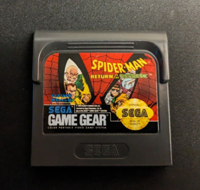 Spider-Man Return Of The Sinister Six (Sega Game Gear, 1992) Game Cartridge Only