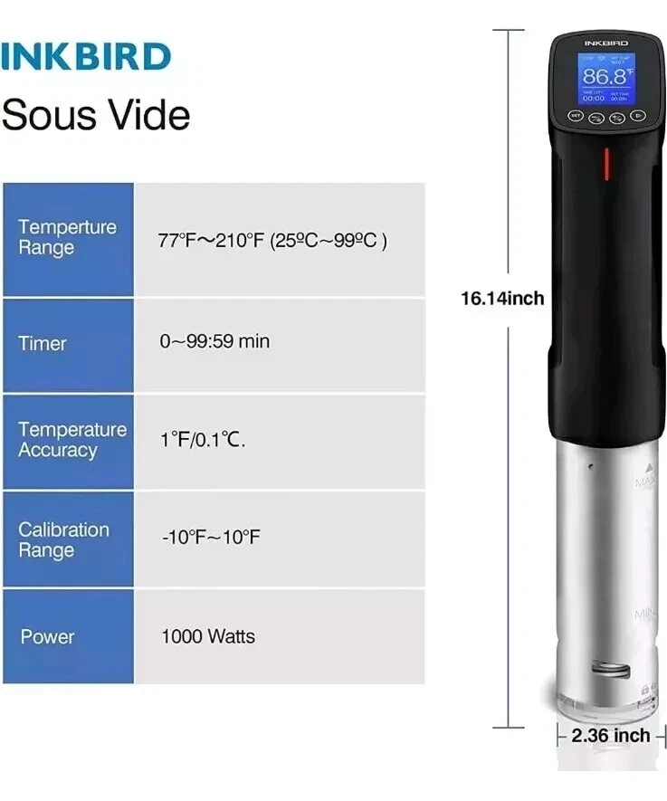 INKBIRD WiFi Sous-Vide Cooker & Vacuum Sealer with Full Starter Kits... - Image 3 of 4
