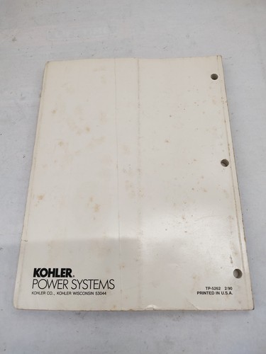 Kohler Service Manual Dec-3 Microcomputer & Overspeed Relay Controllers TP-5262 - Picture 2 of 4