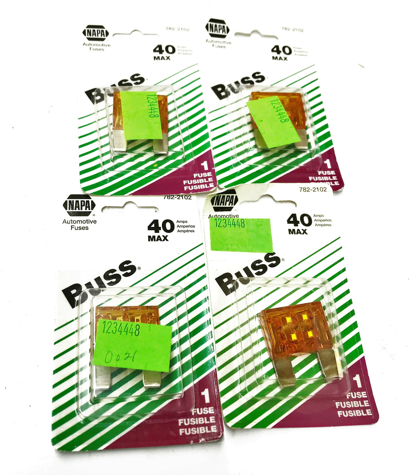 NAPA/Buss 40A Fuse 7822102 [Lot of 4] NOS eBay