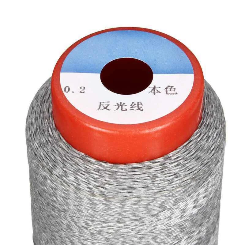 500M Reflective Sewing Thread Embroidery Machine Hand Clothing Cap DIY Handcraft - Image 2 of 4