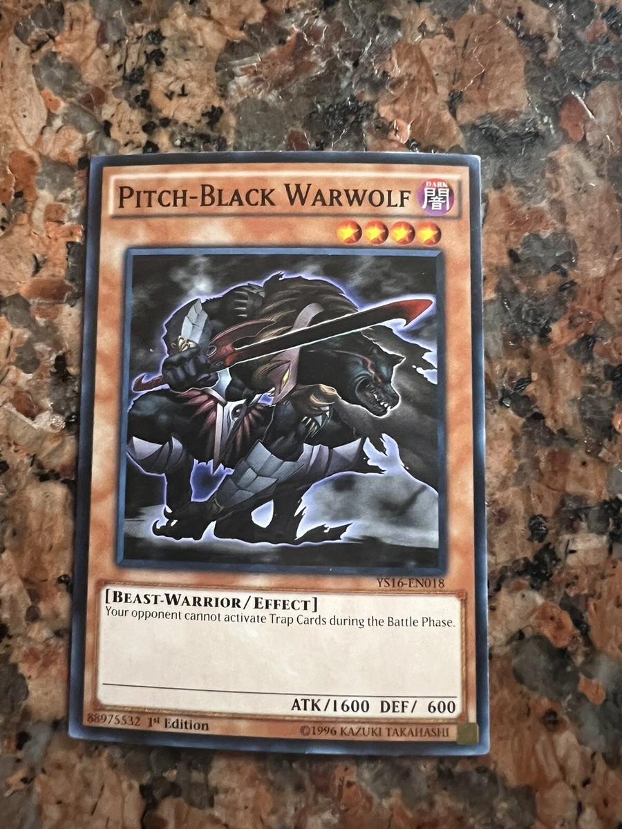 Yu-Gi-Oh! TCG Pitch-Black Warwolf Yuya YS16-EN018 1st Edition