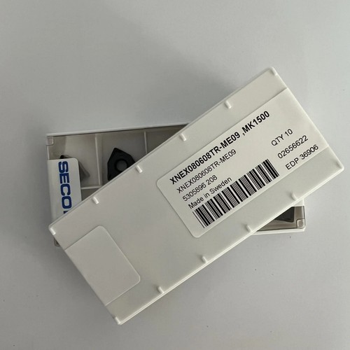 Hoja de aleación CNC original SECO / XOMX10T308TR-M09, MK1500 / 10 PIEZAS - Imagen 1 de 3