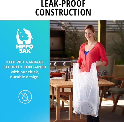 Leak-Proof Tall Kitchen Trash Bags - 270 Count with Patented Reinforced Bottom - Picture 7 of 11