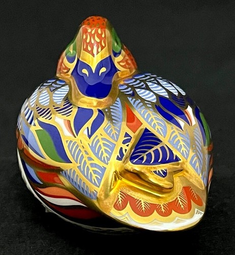Royal Crown Derby 'Teal' Duck' Boxed Paperweight 1st Quality Gold Stppr (MMII(E) - Picture 8 of 9