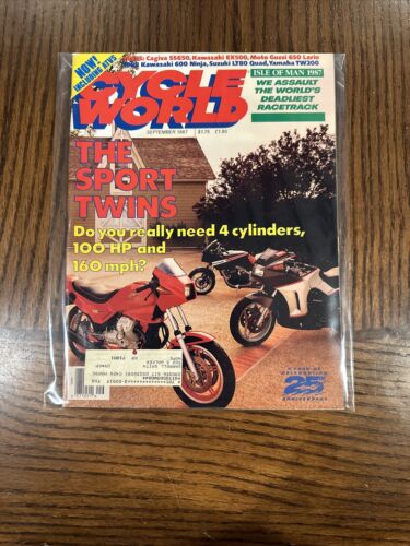 Cycle World September 1987 The Sport Twins!!!! - Picture 1 of 10