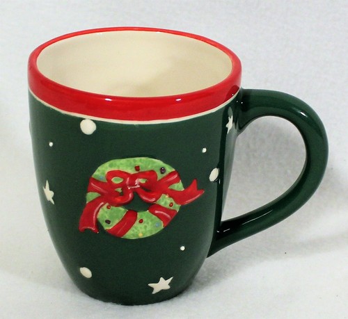 Set of 3 Large Florida Marketplace Christmas Mugs Red Green Holiday Coffee Cups - Bild 9 von 11